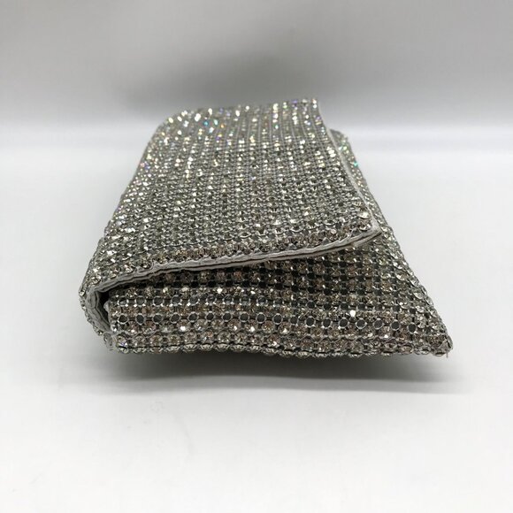 I.N.C. International Concepts Silver Mesh Prudence Convertible Clutch - Picture 4 of 10